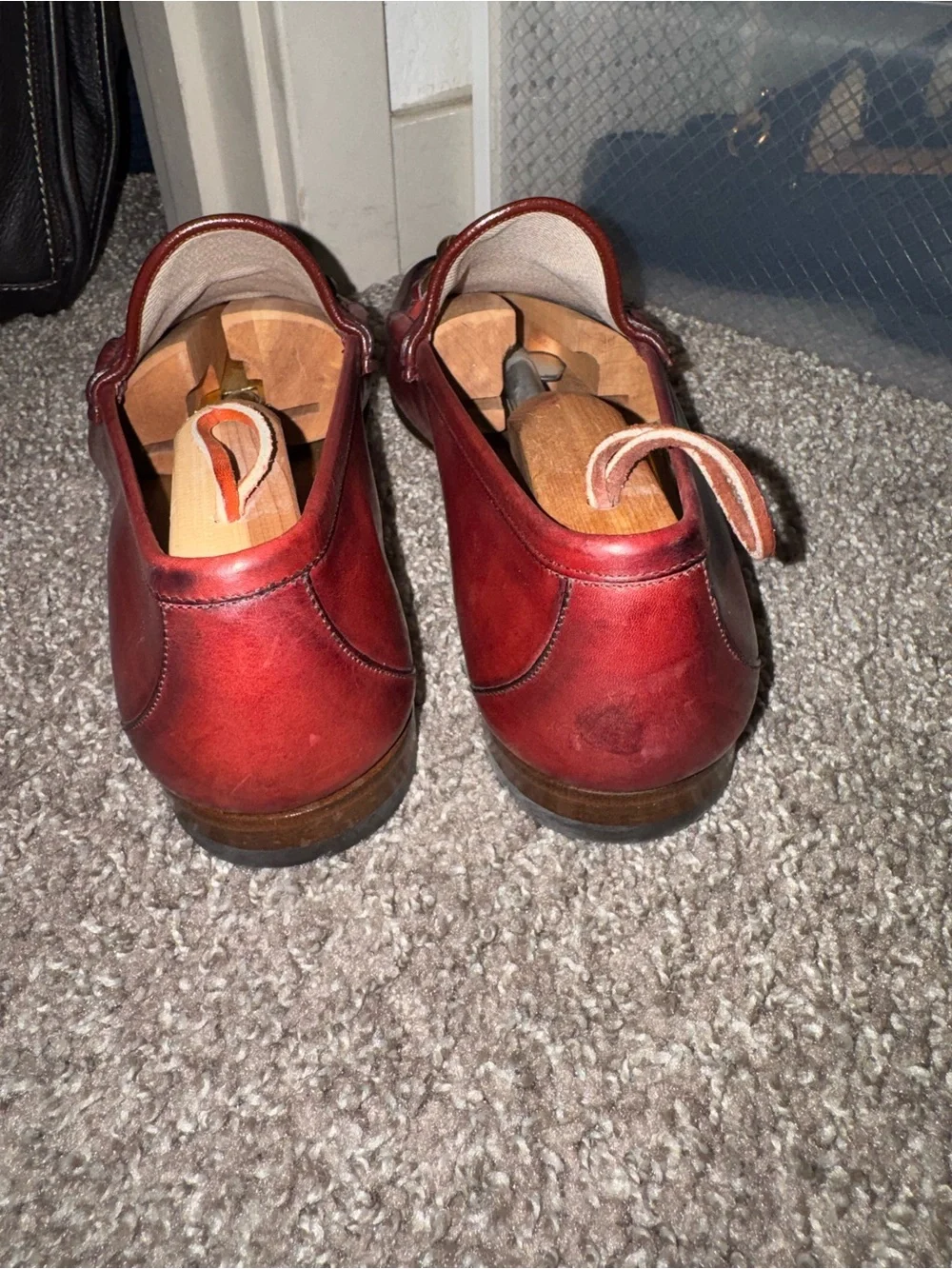 Gucci Men's 1953 HorseBit Loafers in Oxblood Red